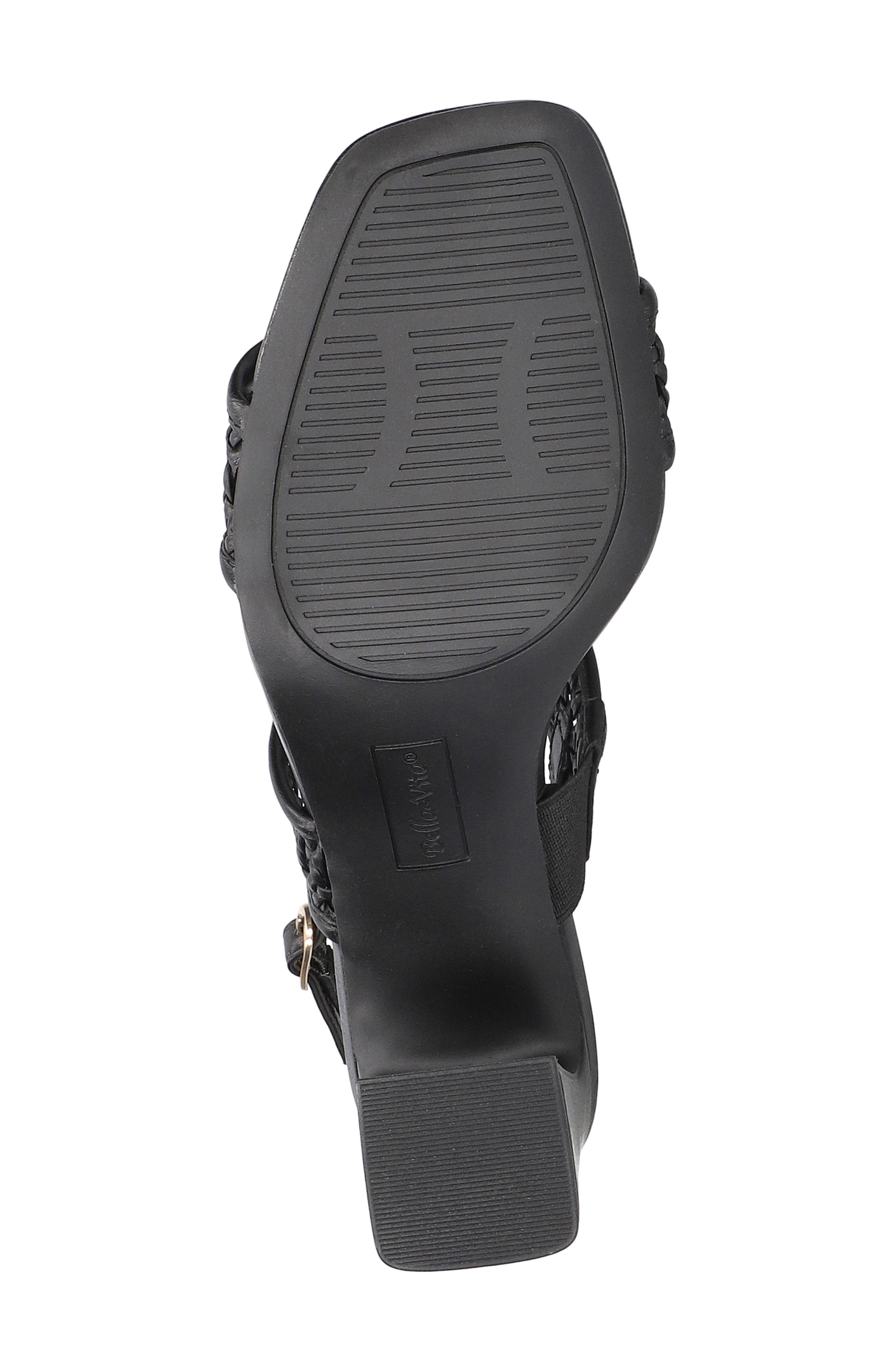 Bella Vita Xannon Block Heel Slingback Sandal, Alternate, color, Black