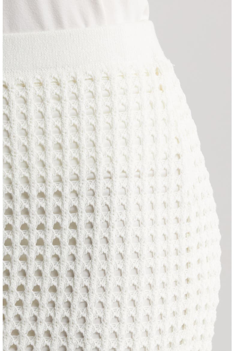 Open Stitch Sweater Skirt, Alternate, color, NEW IVORY