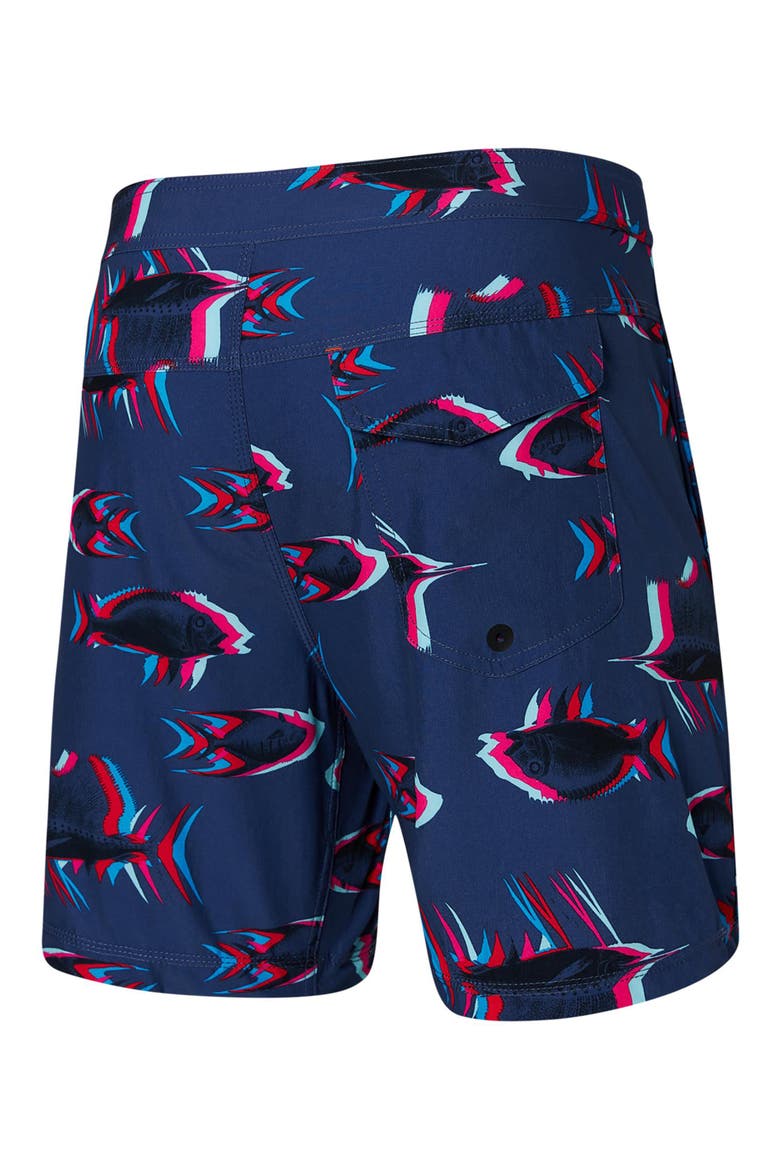Betawave 2N1 7-Inch Board Shorts, Alternate, color, SCALED UP- DEEP COBALT
