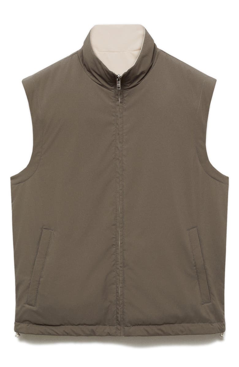 MANGO Water Repellent Reversible Vest, Alternate, color, 