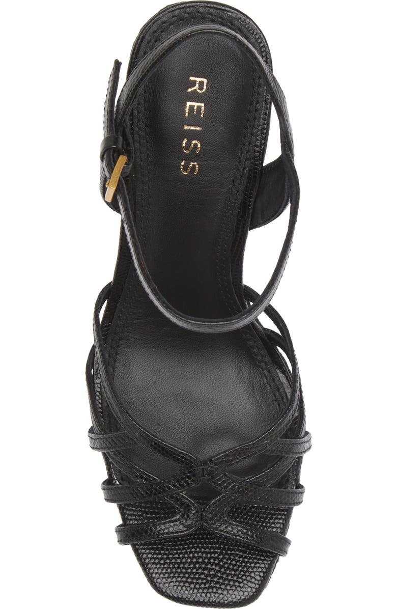 Reiss Elle Espadrille Platform Wedge Sandal, Alternate, color,