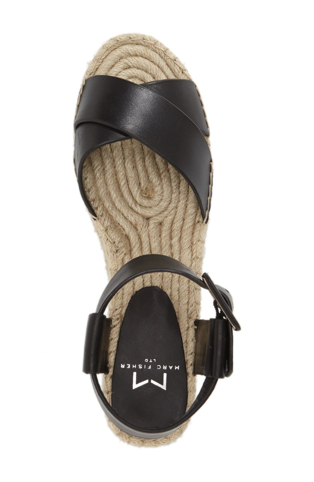 Marc Fisher LTD 'Vienna' Espadrille Sandal, Alternate, color, 