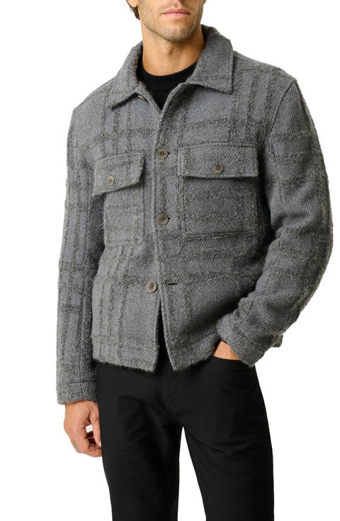 Lake Charles Wool Blend Trucker Jacket