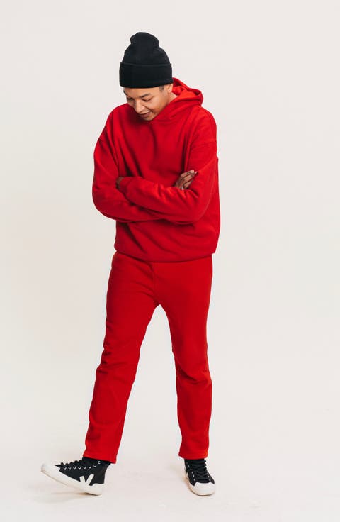 Organic Cotton Teddy Straight Leg Pant