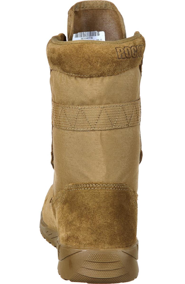 Rocky C7 Lightweight Commercial Military Boot, Alternate, color, Coyote Brown