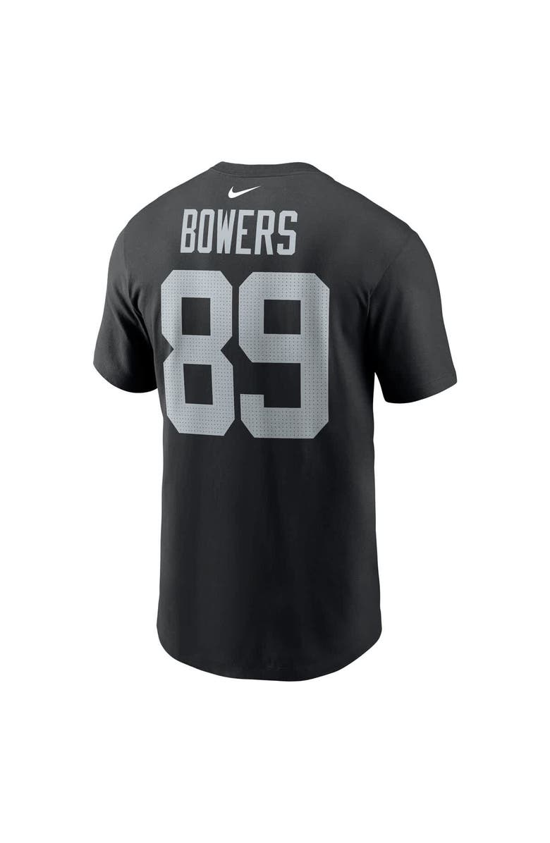 Nike Men's Nike Brock Bowers Black Las Vegas Raiders Name & Number T-Shirt, Alternate, color, Black