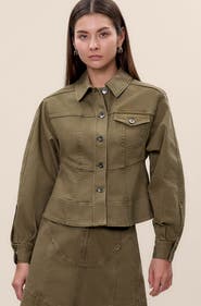 Rebecca Taylor Carmen Garment Dyed Jacket