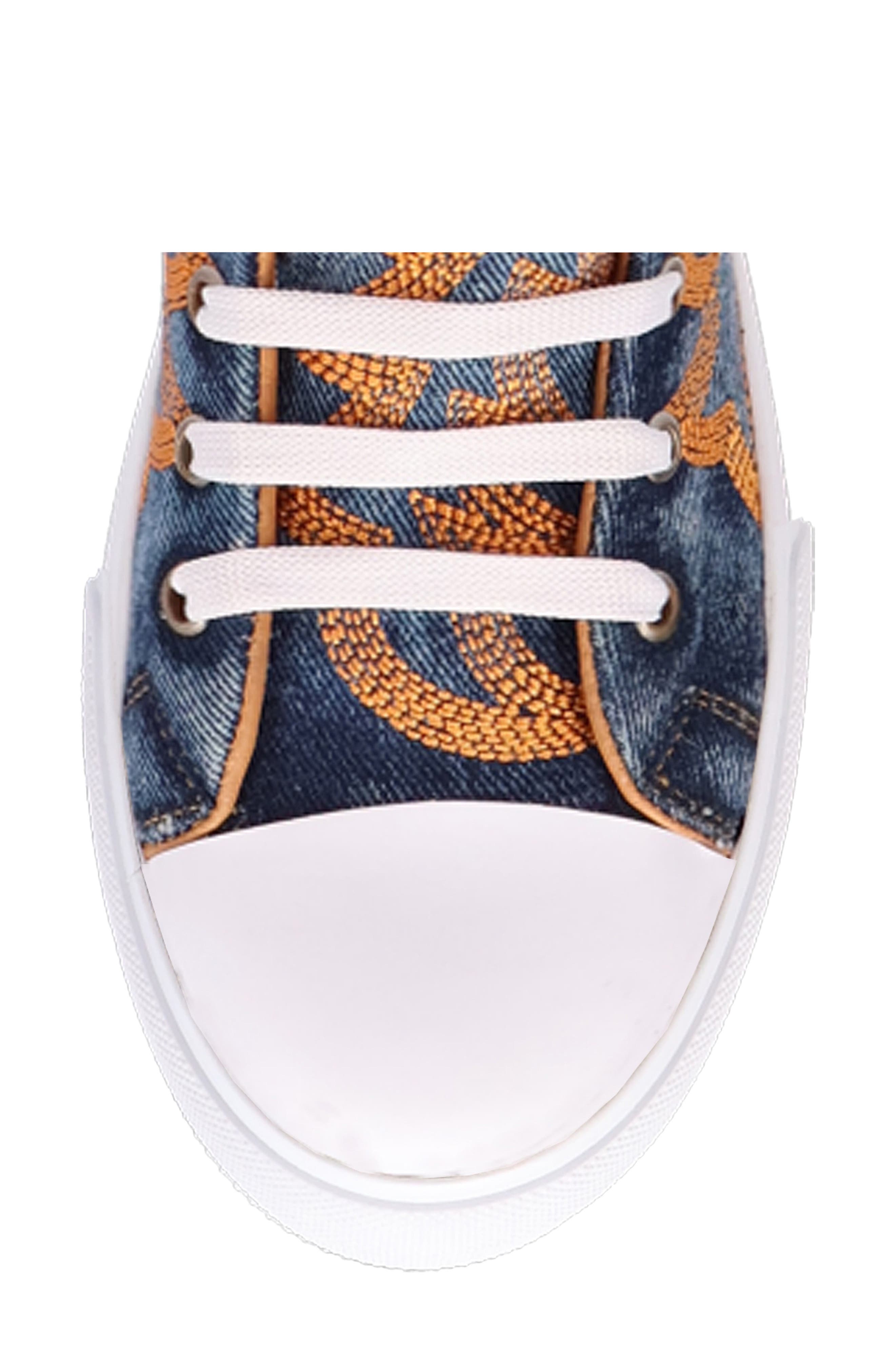 Dingo Game Day High Top Sneaker, Alternate, color, Denim