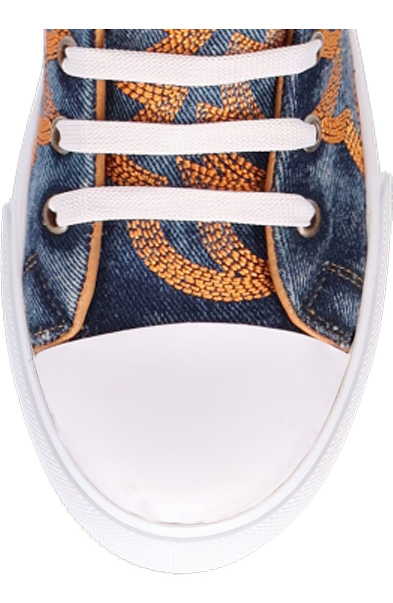 Dingo Game Day High Top Sneaker, Alternate, color, Denim