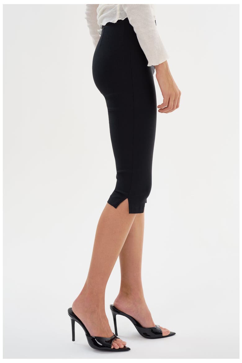 Celine | Stretch Twill Capri, Alternate, color, Black