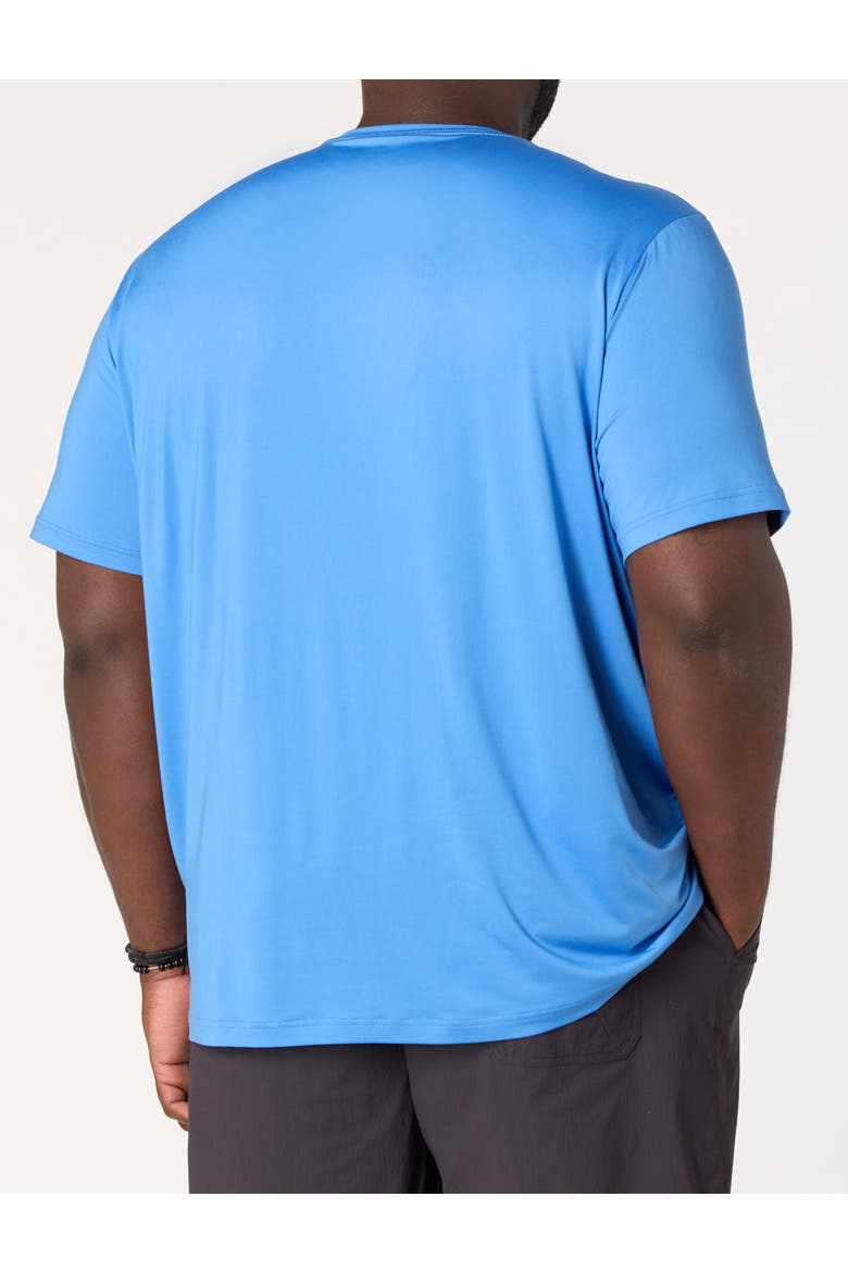 Big & Tall Preppy UPF Graphic T-Shirt, Alternate, color, BLUE