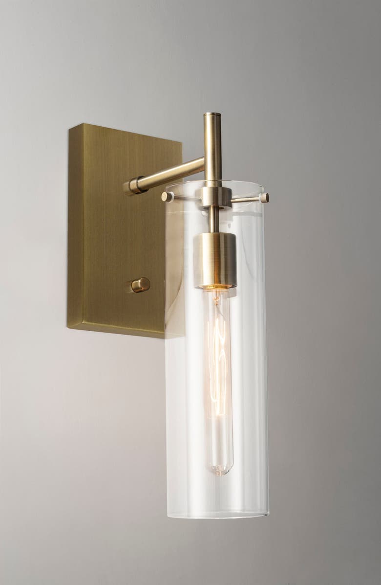 ADESSO LIGHTING Dalton Wall Lamp, Alternate, color, Antique Brass