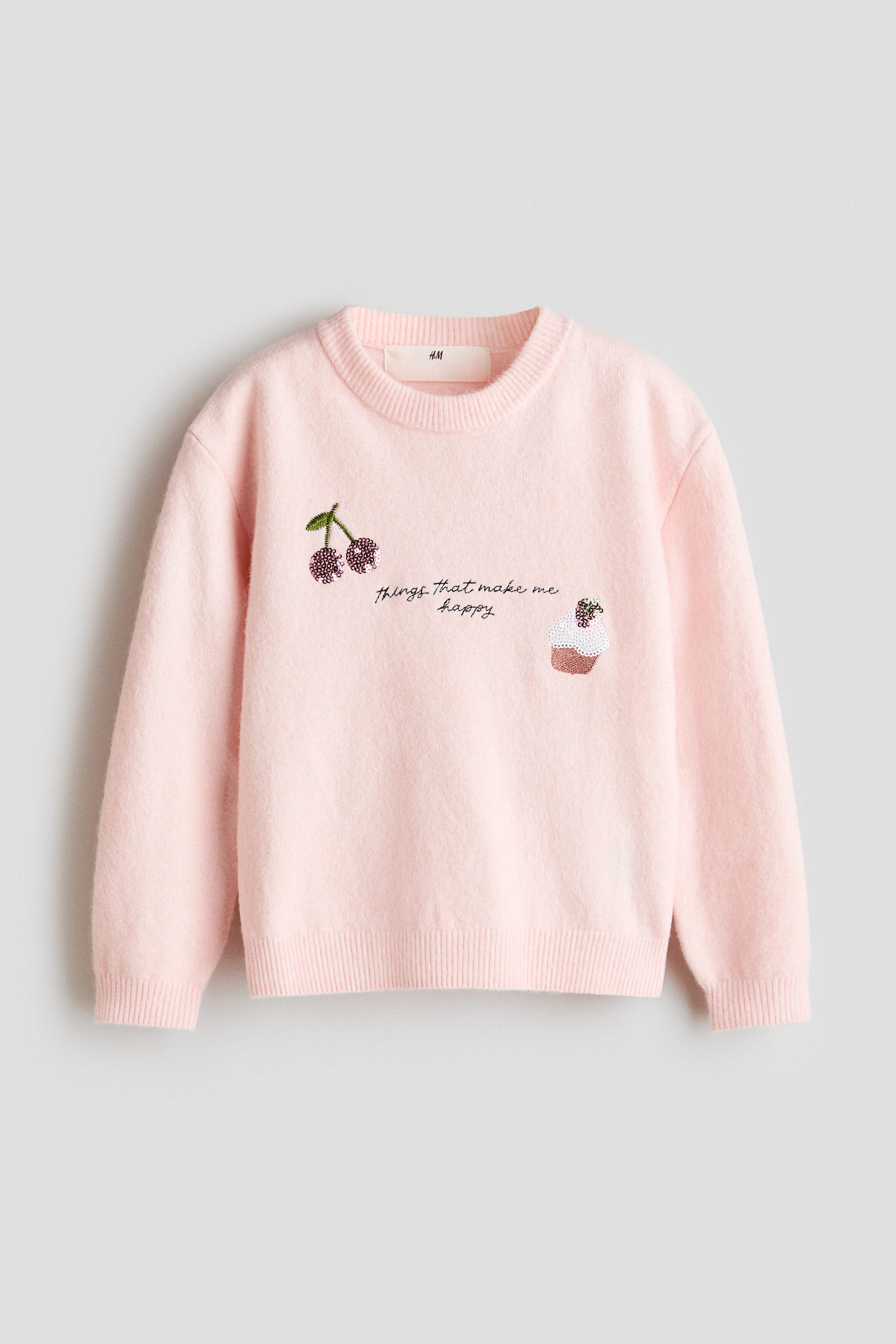 Powder pink/cherries