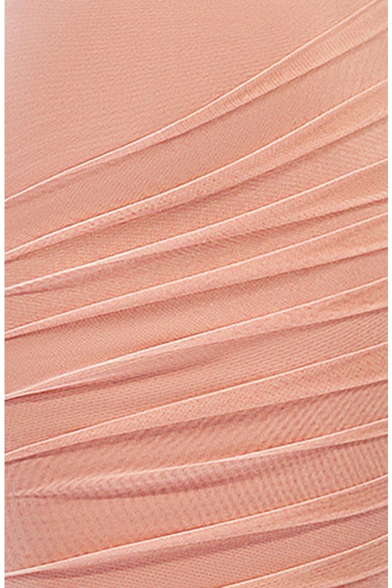 Cassidy Ruched Maxi Skirt, Alternate, color, PEACH PEARL