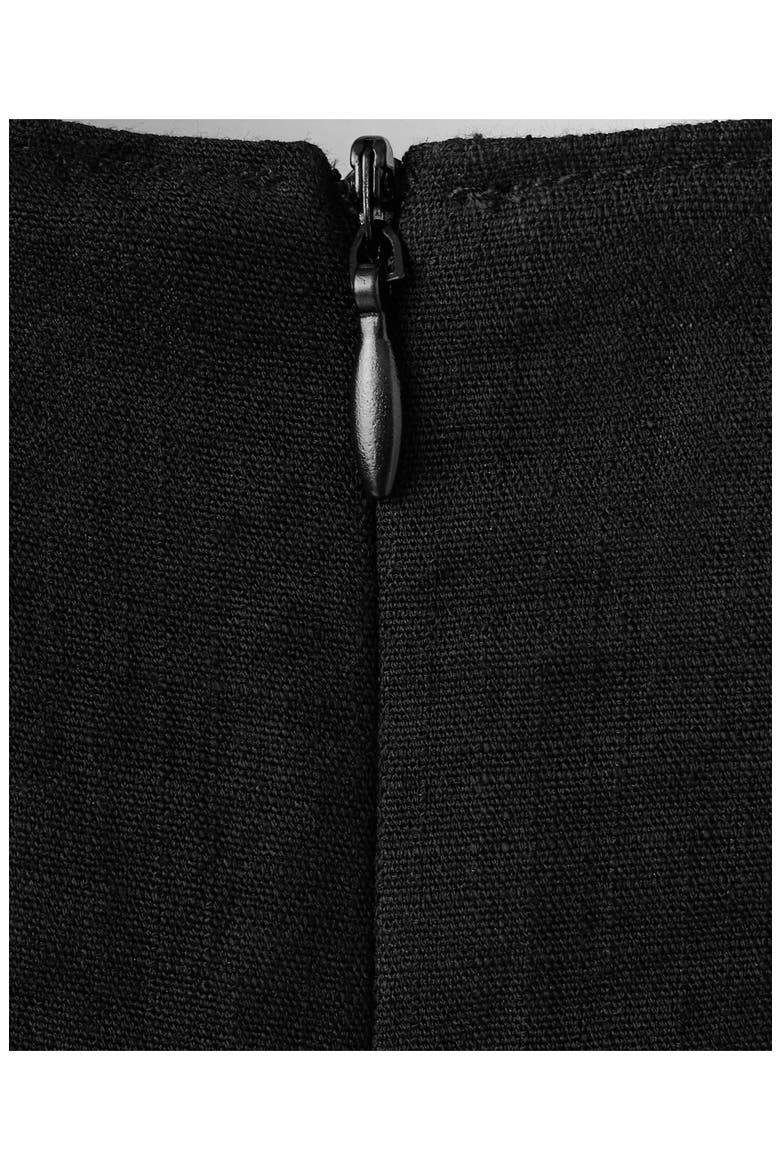 Knot Front Cut Out Jumpsuit, Alternate, color, BLACK