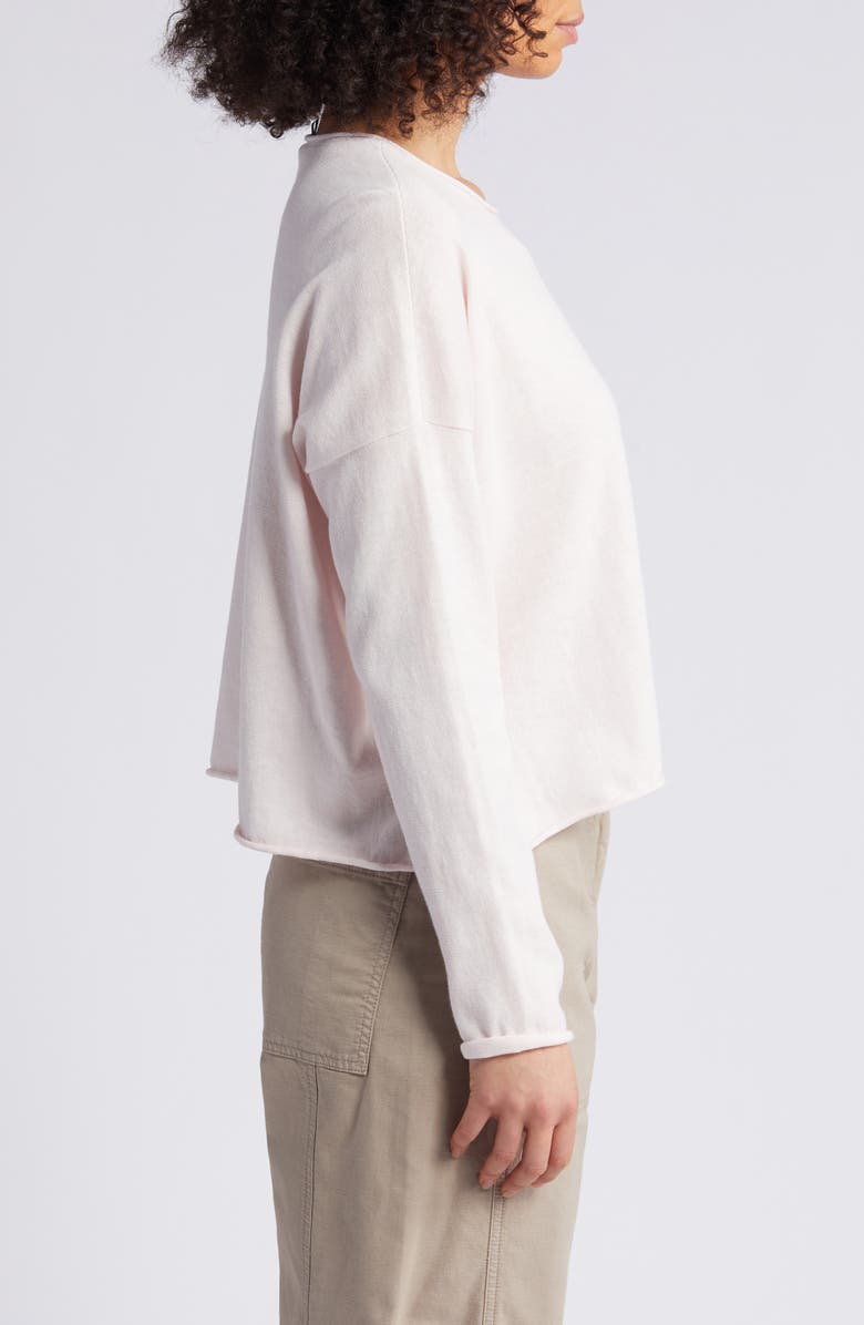 Eileen Fisher Long Sleeve Organic Cotton Top, Alternate, color,