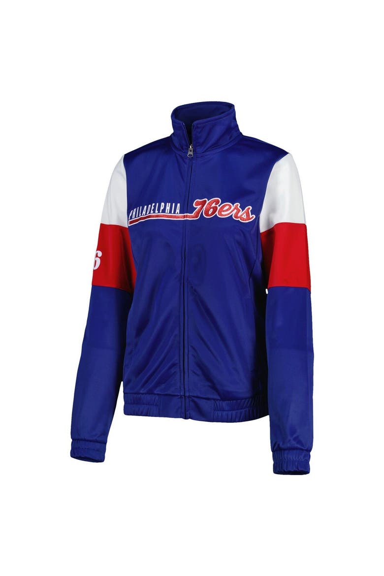 Women's G-III 4Her by Carl Banks Royal Philadelphia 76ers Change Up Full-Zip Track Jacket, Alternate, color, Royal