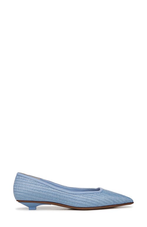 Franco Sarto Prella Pointed Toe Kitten Heel Pump In Blue