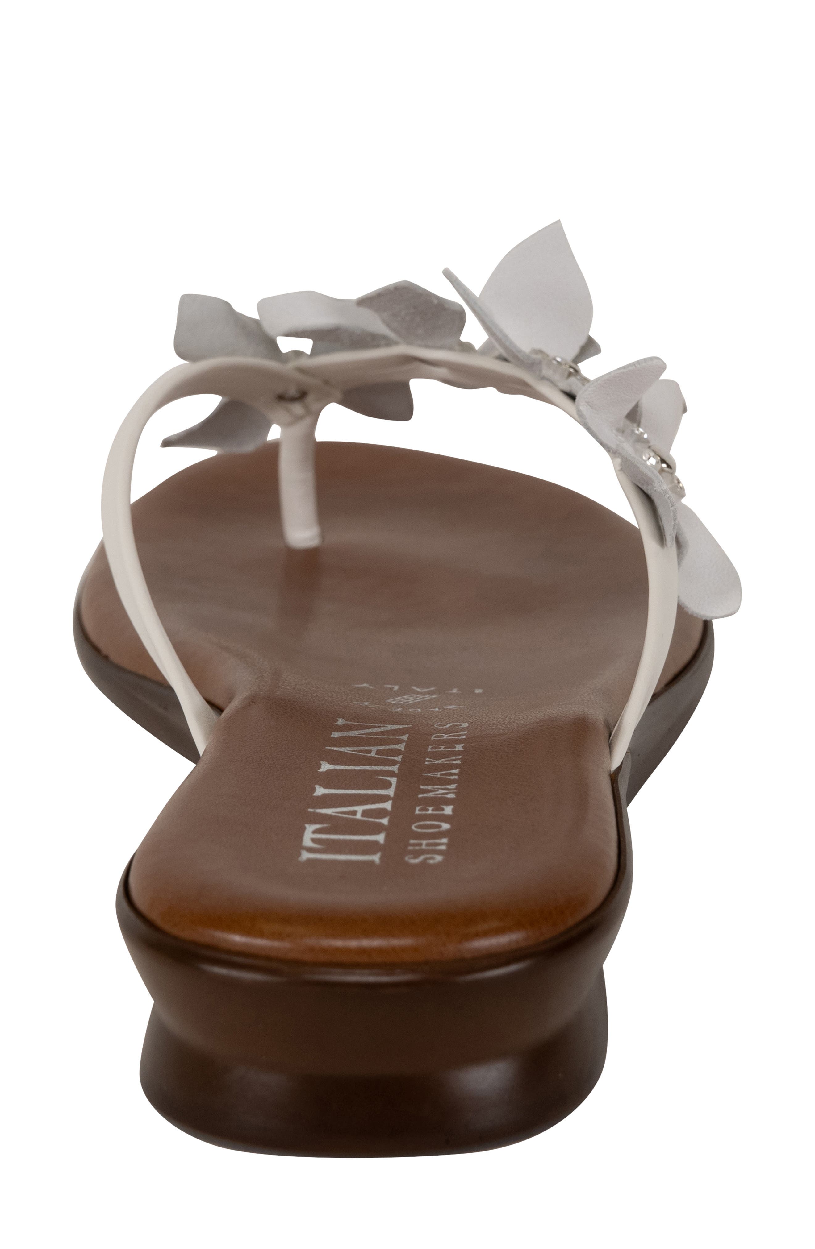 ITALIAN SHOEMAKERS Xolani Floral Flip Flop, Alternate, color, White