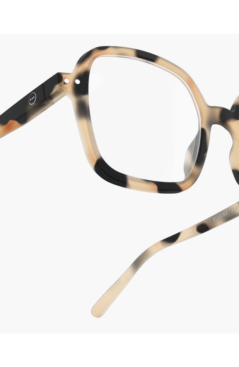 IZIPIZI Office 52mm Square Reading Glasses, Alternate, color, Light Tortoise