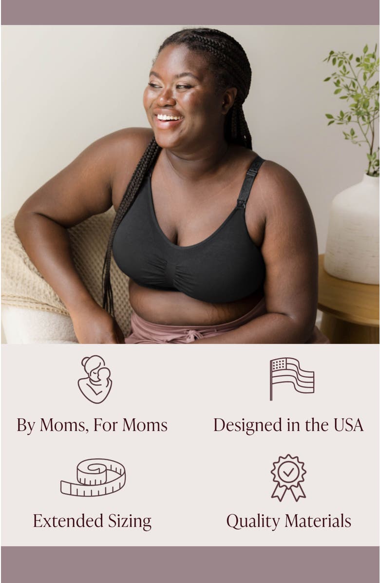 Kindred Bravely Sublime Nursing Bra - Fits Sizes 30B-46D, Alternate, color, Black