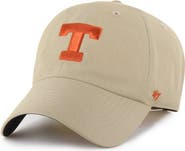 '47 Men's '47 Khaki Texas Longhorns Clean Up brrr° Adjustable Hat