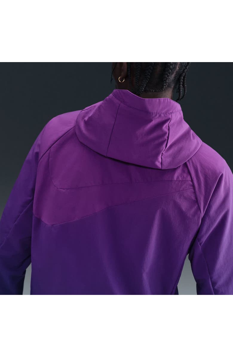 Nike Men's Nike  Purple Barcelona AWF Woven Full-Zip Jacket, Alternate, color, Purple