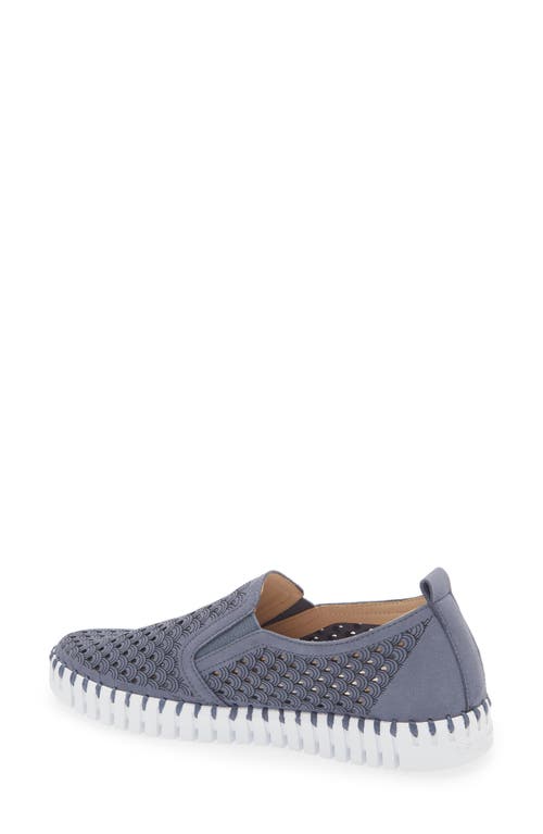 Ilse Jacobsen Tulip Slip-on Sneaker In Grey Blue