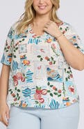 NYDJ Charming Floral Top