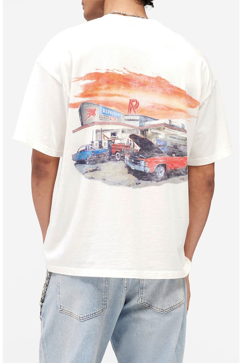 24-Hour Service Graphic T-Shirt, Alternate, color, FLAT WHITE