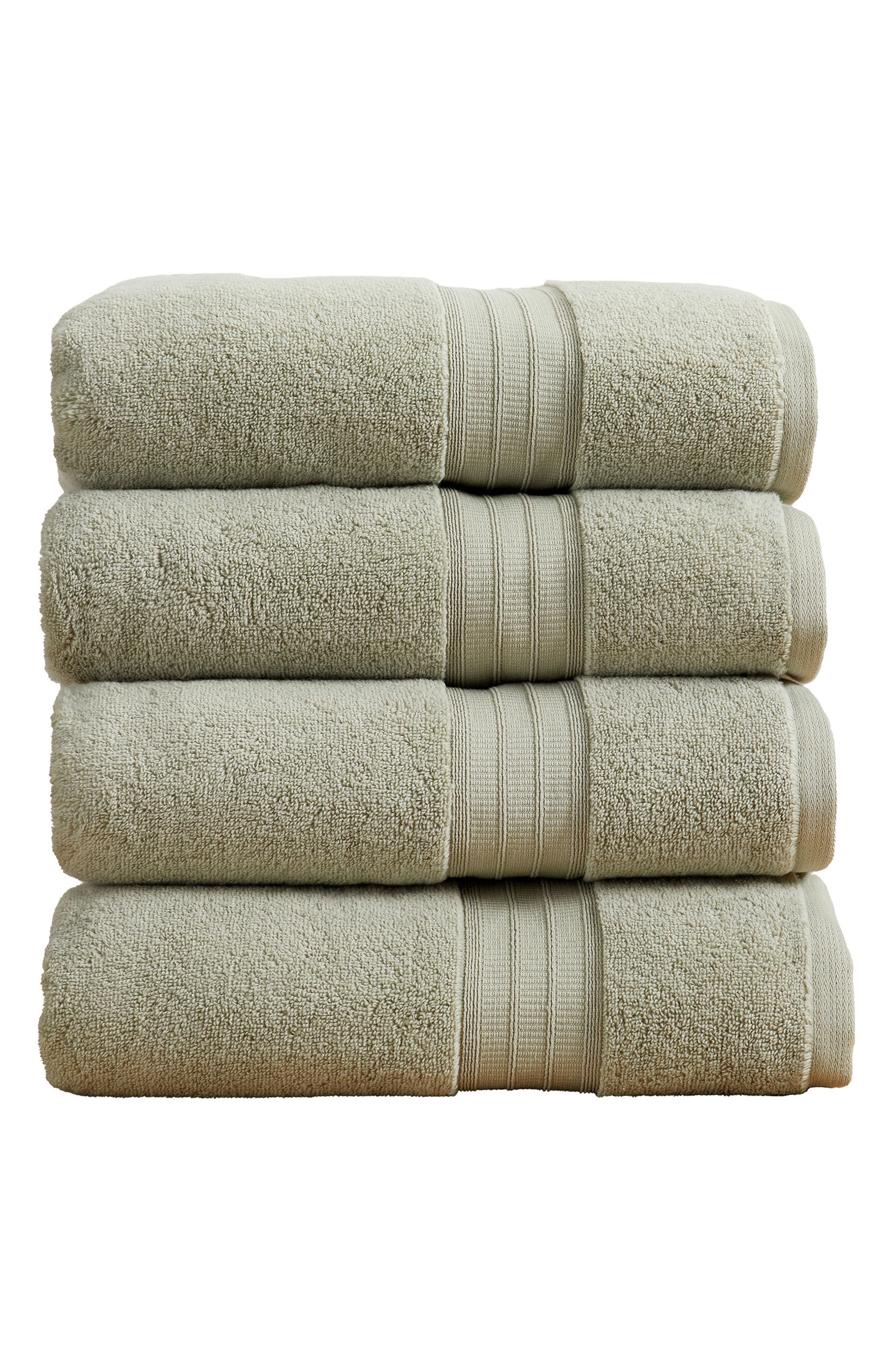 Premium Cotton 4-Pack Bath Towel Set