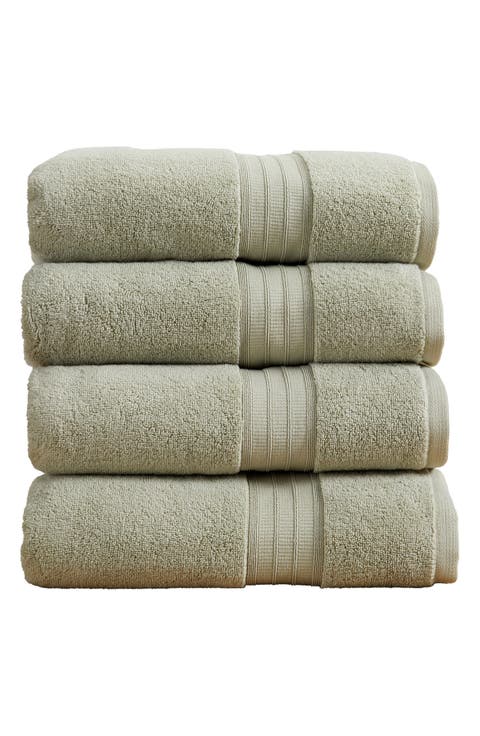 Premium Cotton 4-Pack Bath Towel Set