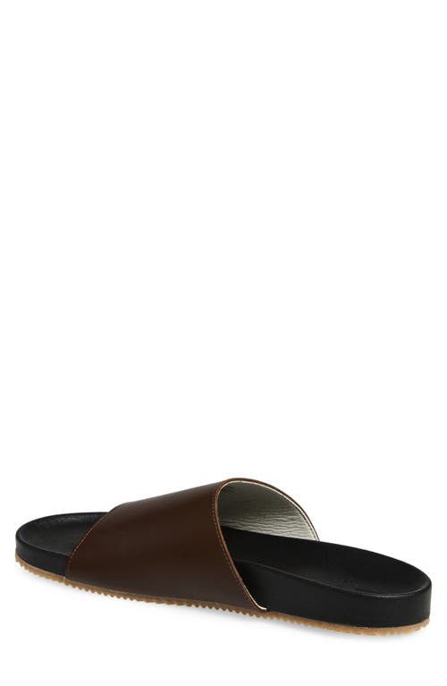 Bruno Magli Arthur Slide Sandal In Brown