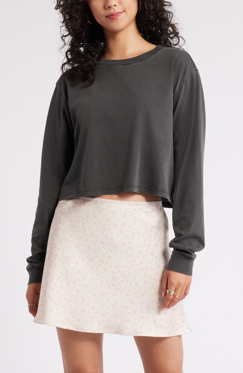 BP. Oversize Crewneck Crop T-Shirt, Main, color, 