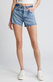 MOUSSY VINTAGE Dalemere Denim Cutoff Shorts