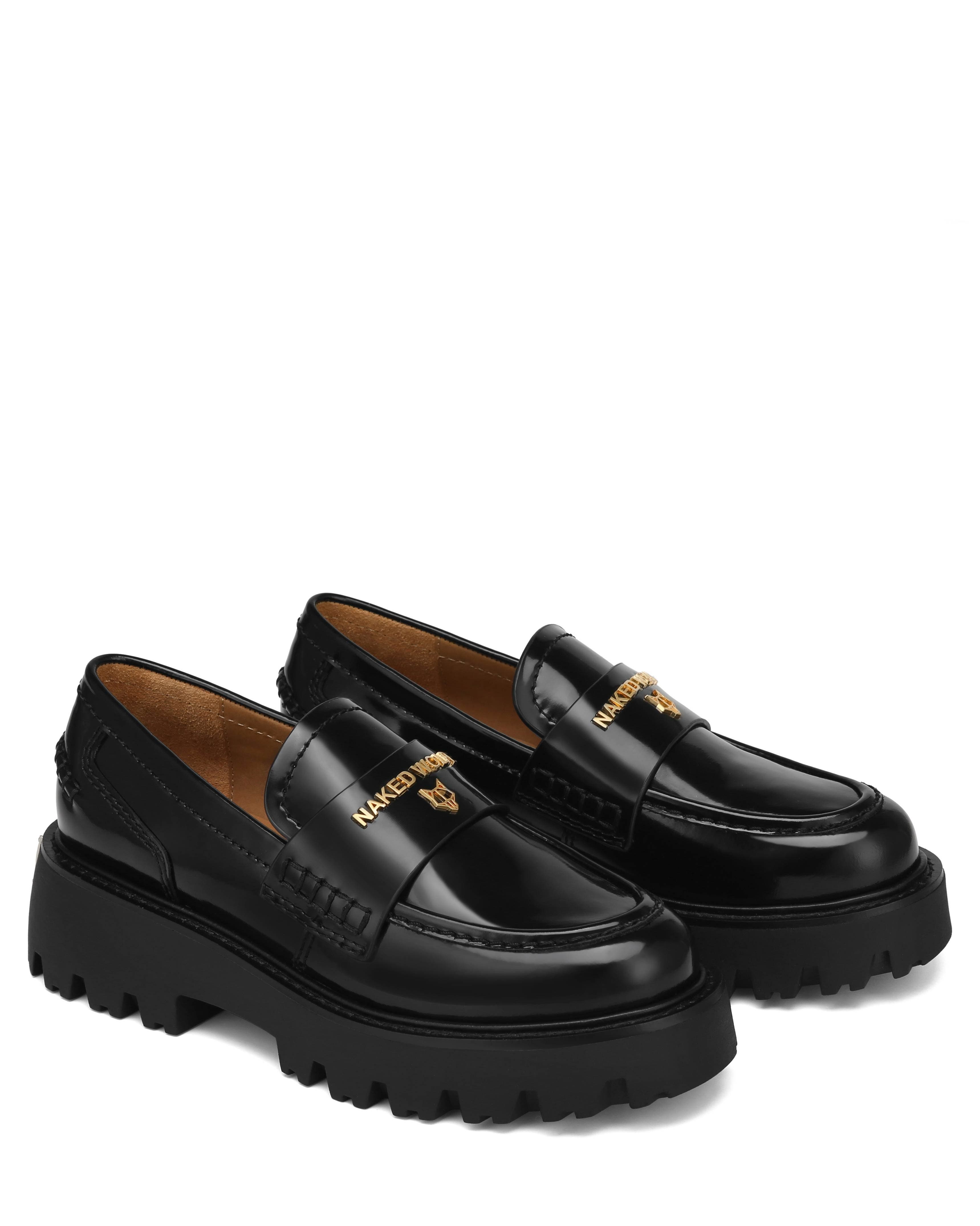 Naked Wolfe Flawed Platform Loafer In Black