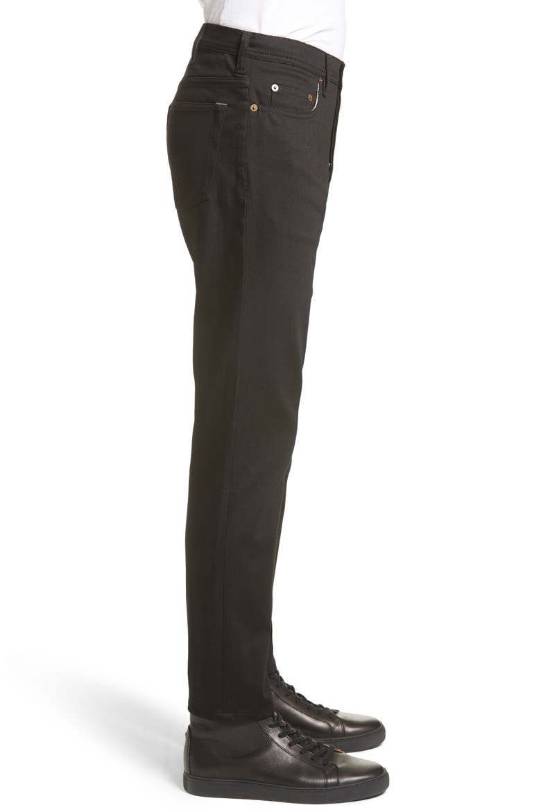 River Slim Taper Jeans, Alternate, color, BLACK