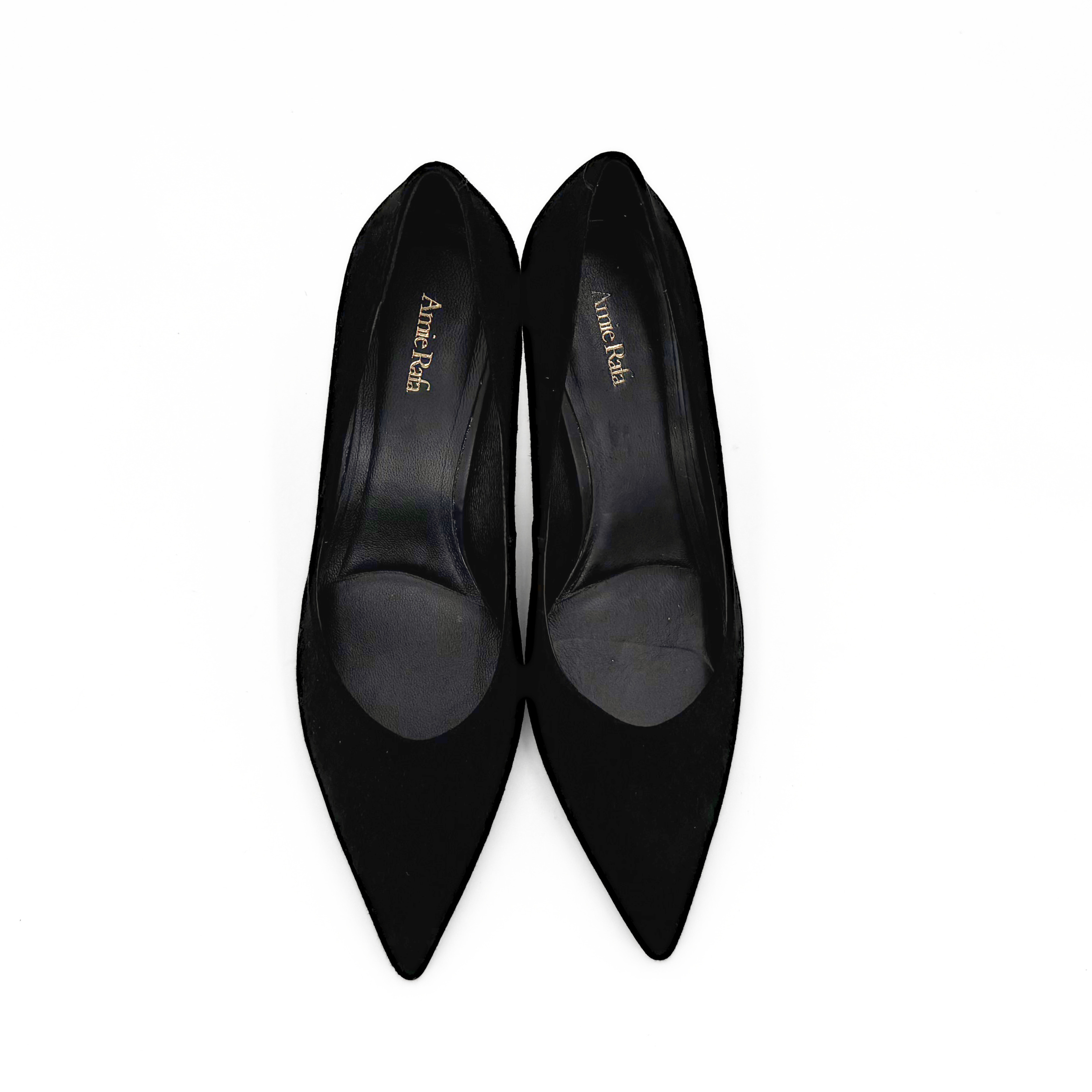 Noreen 90mm Suede Pumps, Alternate, color, Black