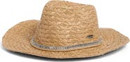 Steve Madden Rhinestone Trim Western Hat