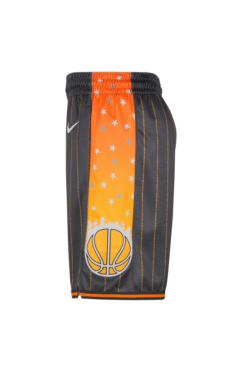 Nike Men's Nike Anthracite Orlando Magic 2021/22 City Edition Swingman Shorts, Alternate, color,
