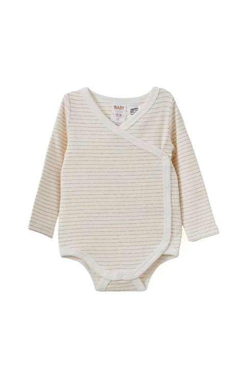 Organic Cross Over Long Sleeve Bubbysuit
