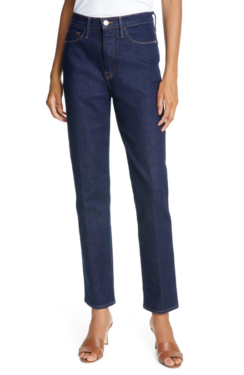 FRAME Le Sylvie High Waist Slender Straight Leg Jeans, Main, color,