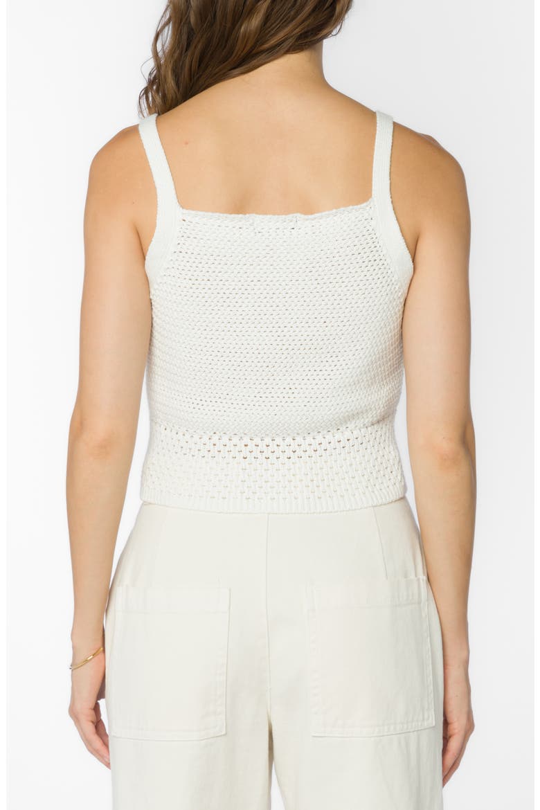 Albany Open Stitch Tank, Alternate, color, OPTIC WHITE