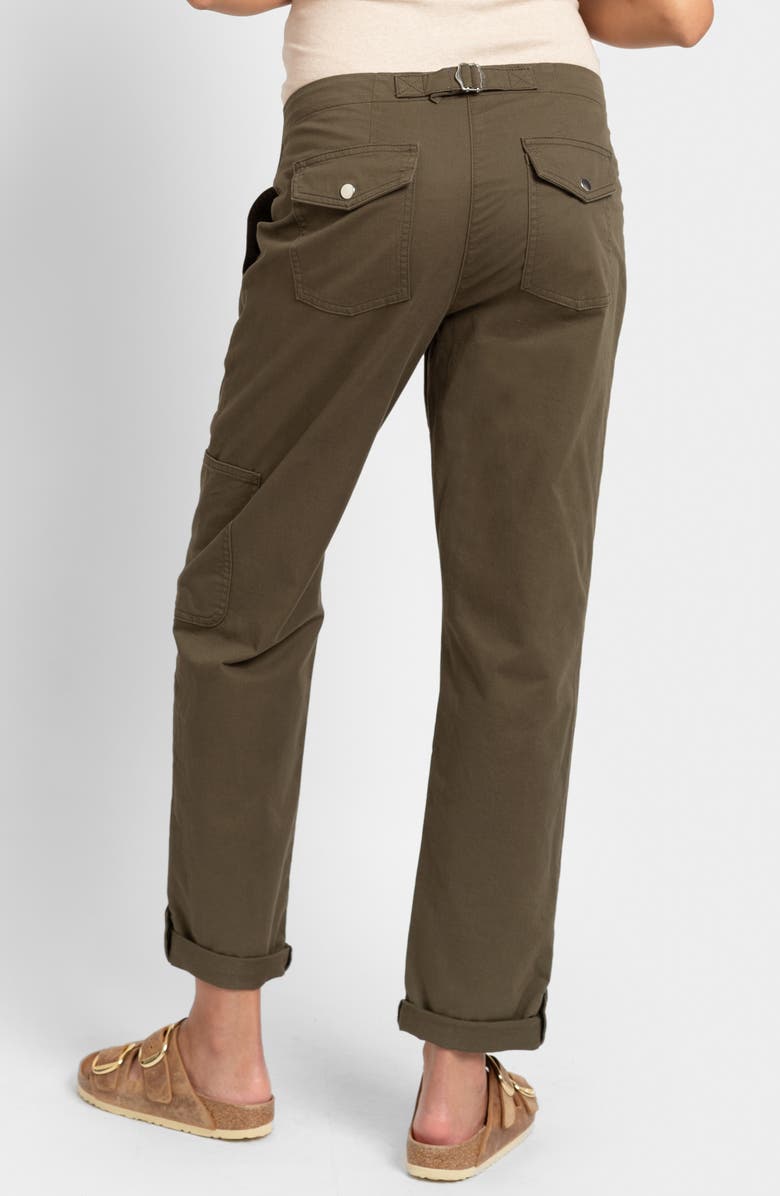 Seraphine Under the Bump Cargo Maternity Pants, Alternate, color, 