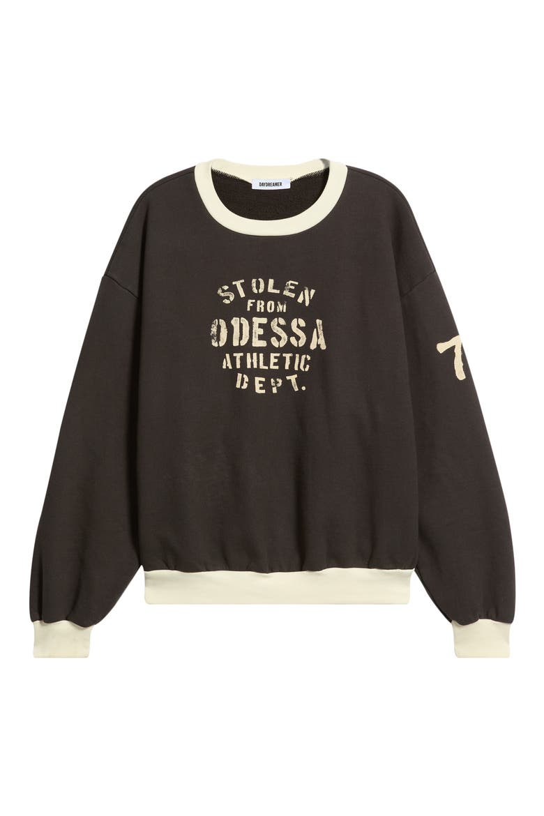 Stolen from Odessa Oversized Graphic Sweatshirt, Alternate, color, REACTIVE BLACK COMBO