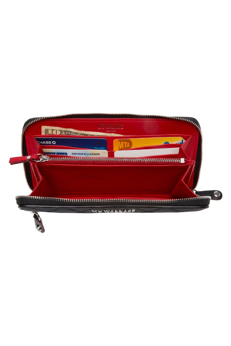 Long Crosby Wallet, Alternate, color, BLACK