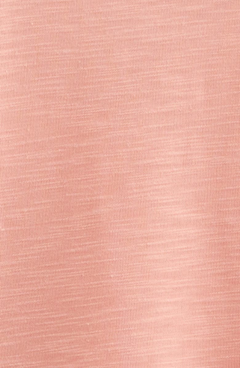 Zella Girl Kids' Flex Crossover Front T-Shirt, Alternate, color, Pink Pudding