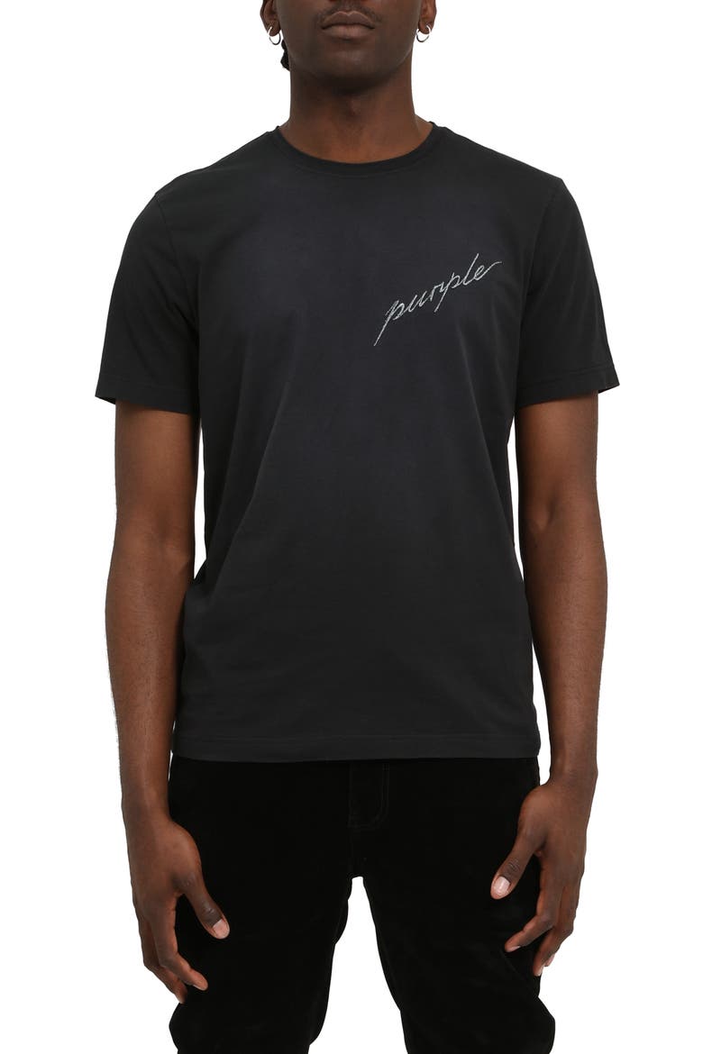 Clean Jersey Graphic T-Shirt, Main, color, BLACK