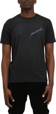 PURPLE BRAND Clean Jersey Graphic T-Shirt