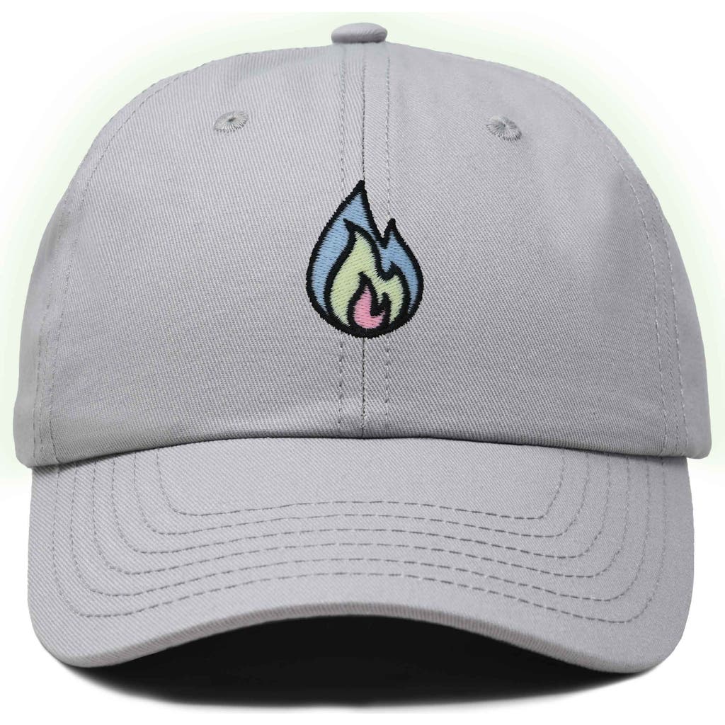 Dalix Fire Dad Hat In Gray